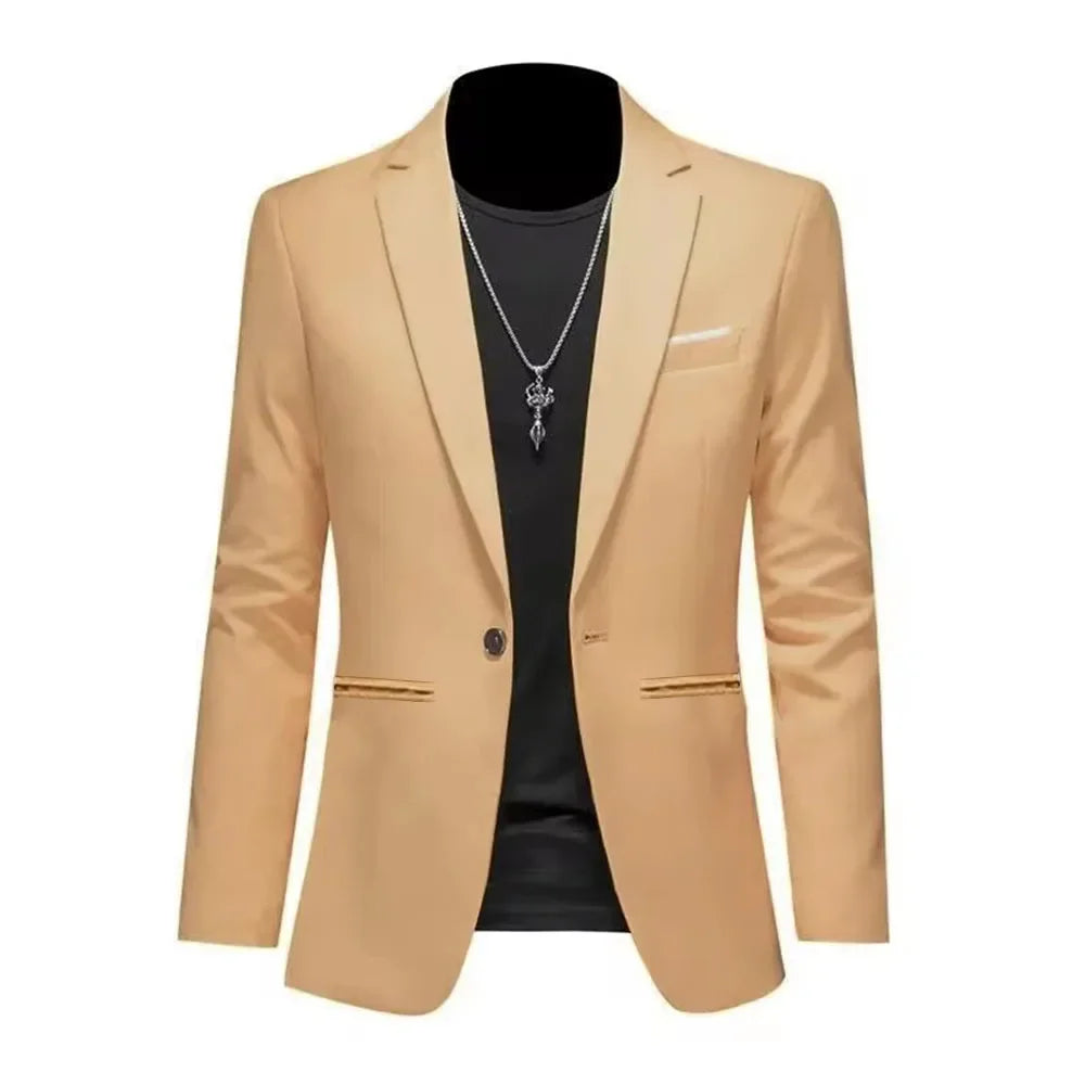 Men’s Casual Slim Fit Suit Jacket