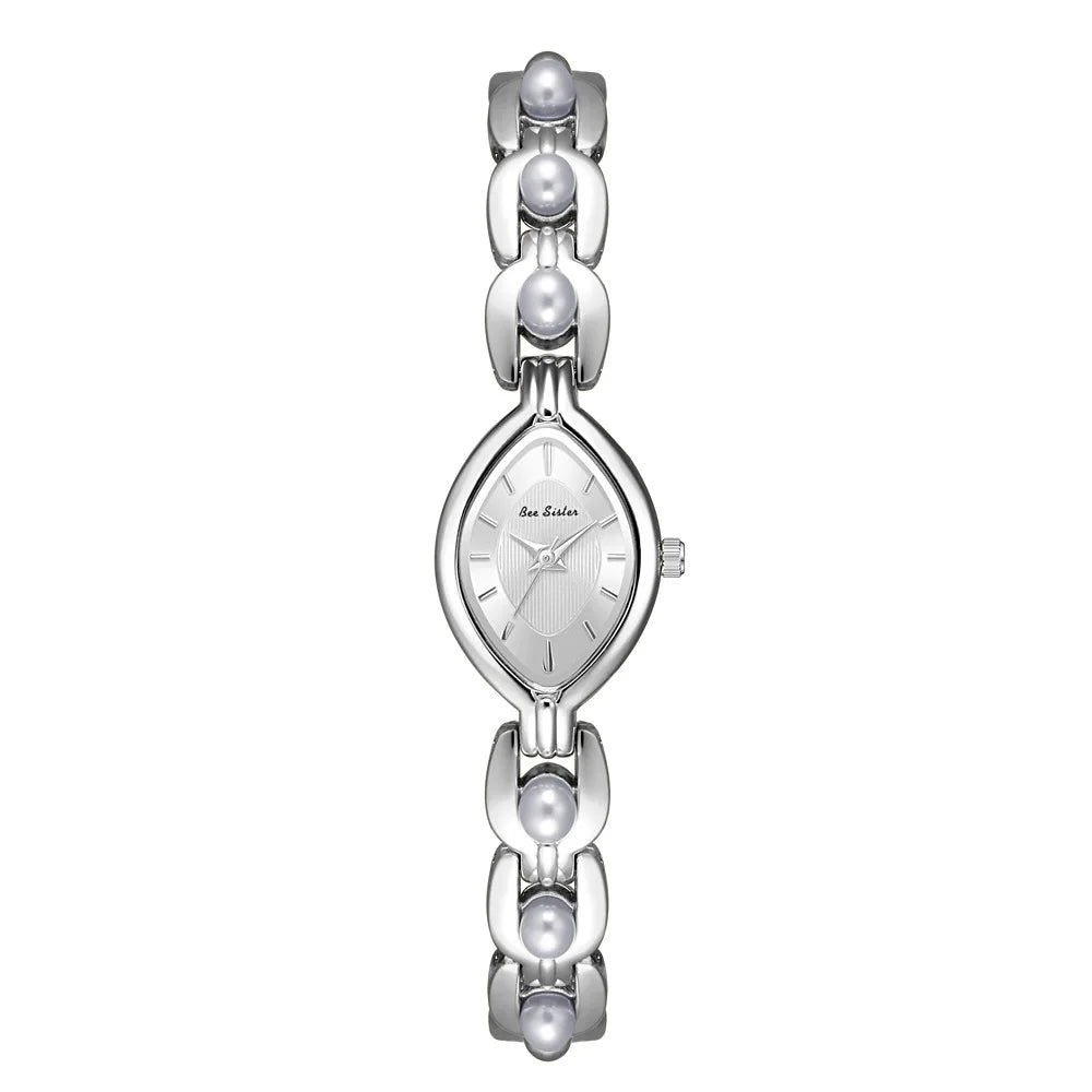 New Women Watch Gold Luxury Elegant Bracelet Wristwatch Fashion Retro Quartz Watches Gift For Ladies Small Dial Clock Waterproof