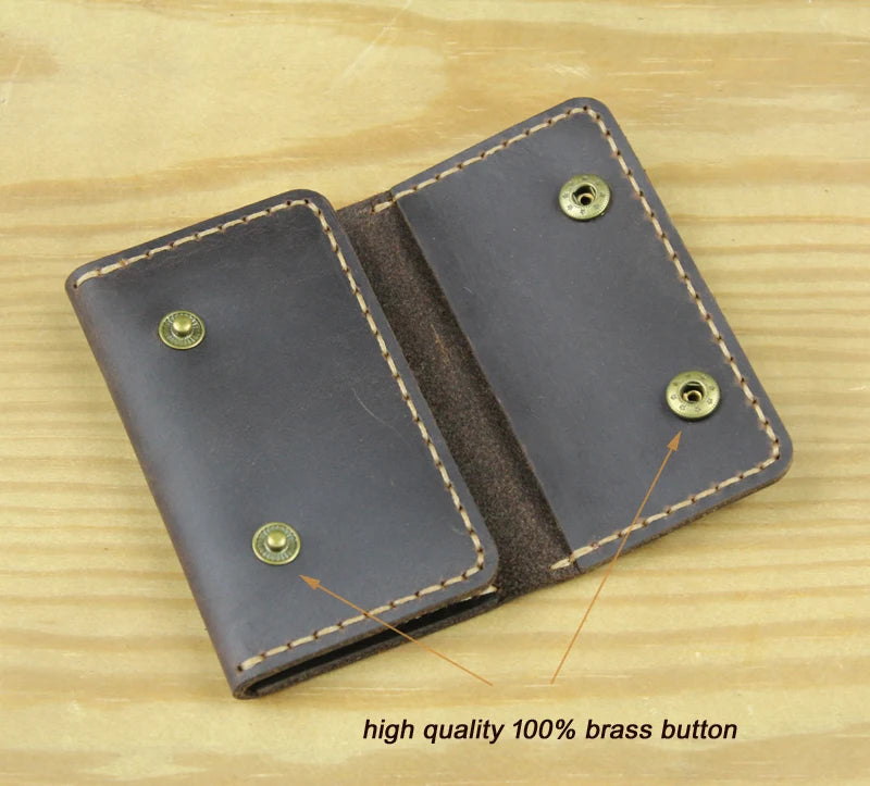 High Class Handmade Men Genuine Leather Key Holder Leather Key Wallet Men Housekeeper Women Key Case Bag key organizer pouch