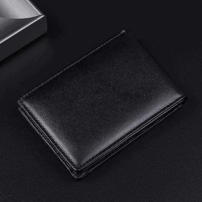 GENODERN RFID Blocking Men Mini Leather Ultra Fashion Dollar Slim Male Purse