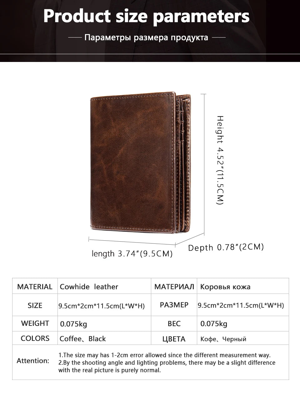 WESTAL RFID Men's Wallet Luxury Purse For Men Designer Wallet Men's Coin Purse Credit Card Holder Wallet For Men Money Bags 7313