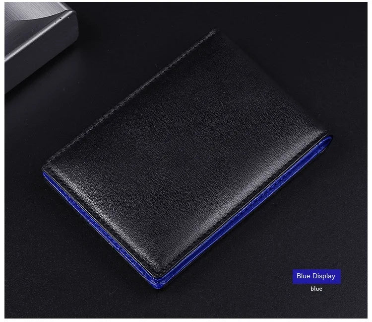 GENODERN RFID Blocking Men Mini Leather Ultra Fashion Dollar Slim Male Purse