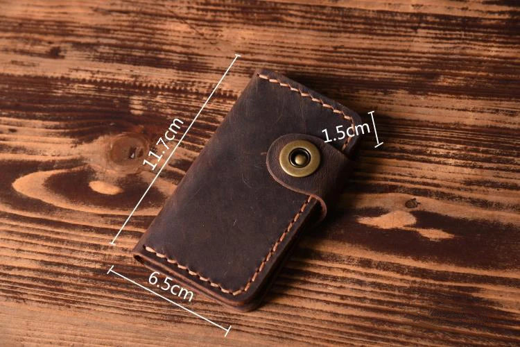 High Class Handmade Men Genuine Leather Key Holder Leather Key Wallet Men Housekeeper Women Key Case Bag key organizer pouch