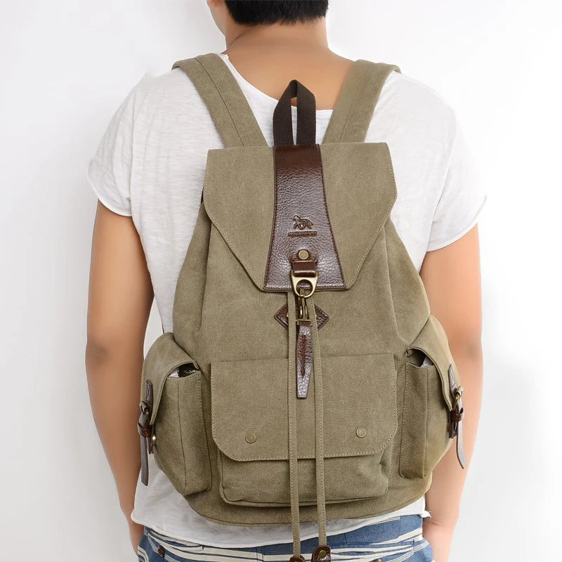 Women Canvas Backpack School Shoulder Bag Men Retro bookBags Backpacks for Women Rucksack Mochila Bolsas Femininas