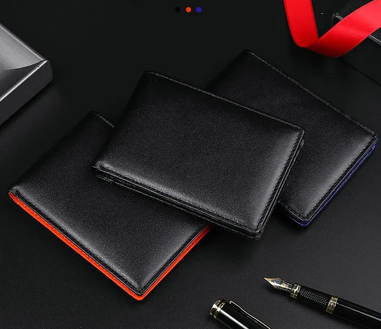 GENODERN RFID Blocking Men Mini Leather Ultra Fashion Dollar Slim Male Purse