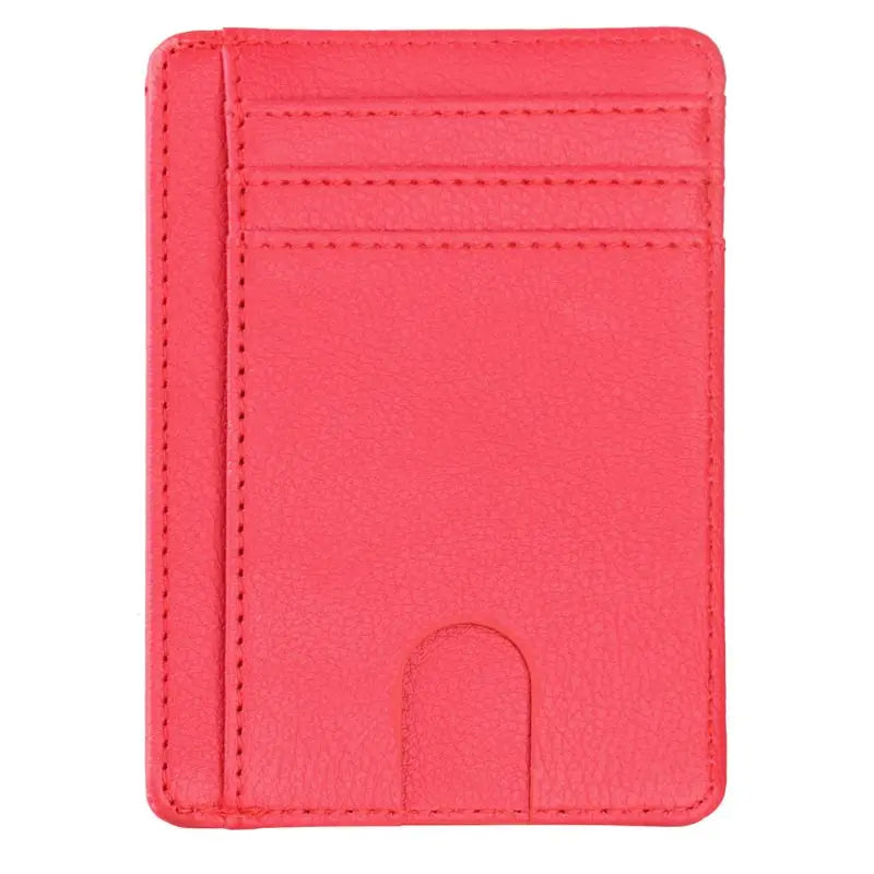 RFID Blocking Wallet Business Card Cover for Case Super Thin Men Leather Credit Card Holder