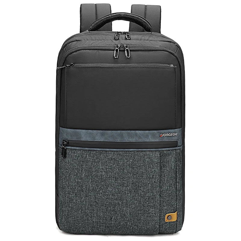 Large-capacity student backpack, casual backpack, Oxford material, new men's backpack, simple multi-functional bag