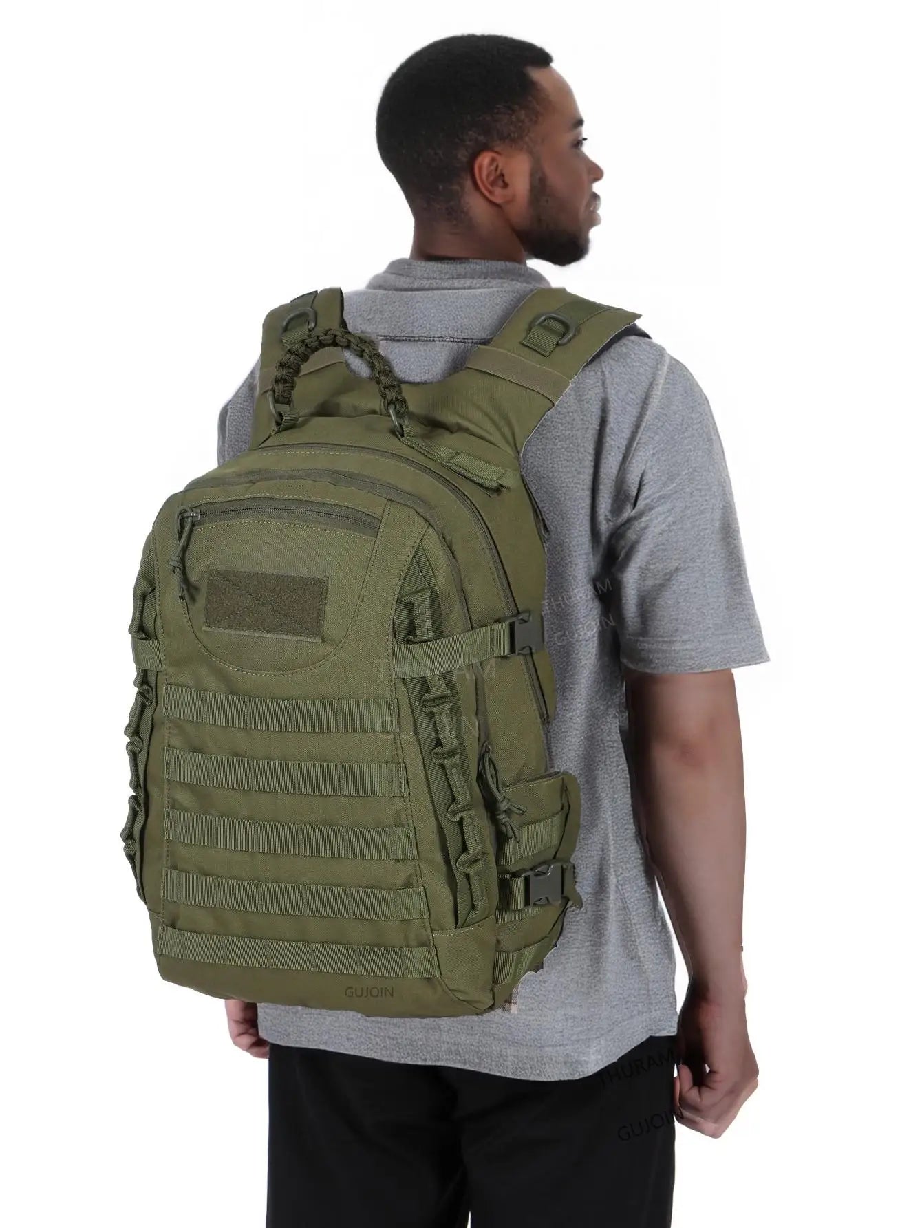 38L Tactical Backpack Style, Large Capacity Waterproof Outdoor Rucksack with MOLLE System, Hiking Camping Travel Bug Out Bag