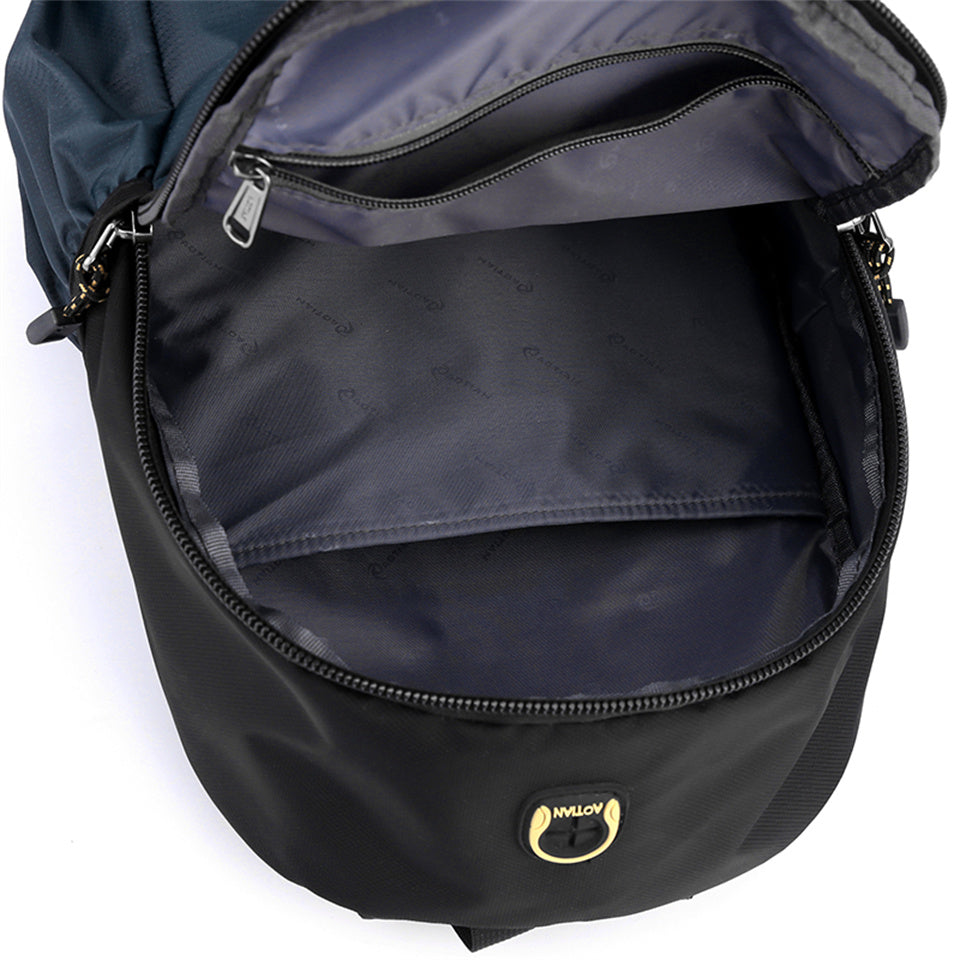 New Waterproof Oxford Men Backpack Zipper School Bags For Teenagers Small Shoulder Backpack Male Multifunction Rucksack