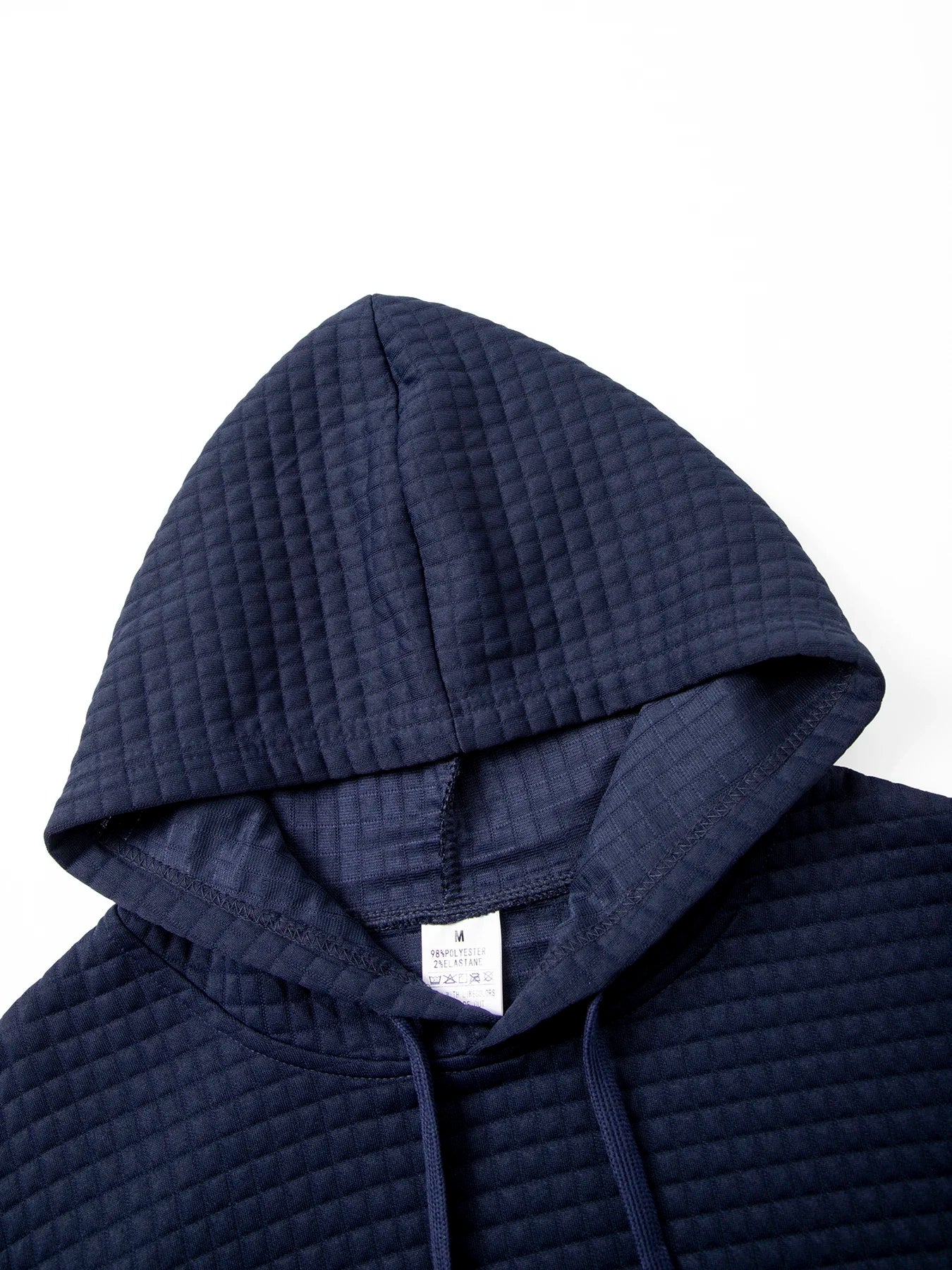 Moletom Casual Waffle com Capuz