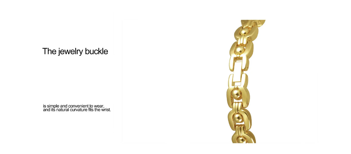 New Women Watch Gold Luxury Elegant Bracelet Wristwatch Fashion Retro Quartz Watches Gift For Ladies Small Dial Clock Waterproof