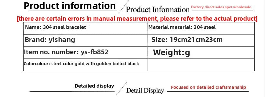 2025 Punk Style Men's Personality Creative Fashion Keel Chain Bracelet, Trendy Domineering Titanium Steel Bracelet