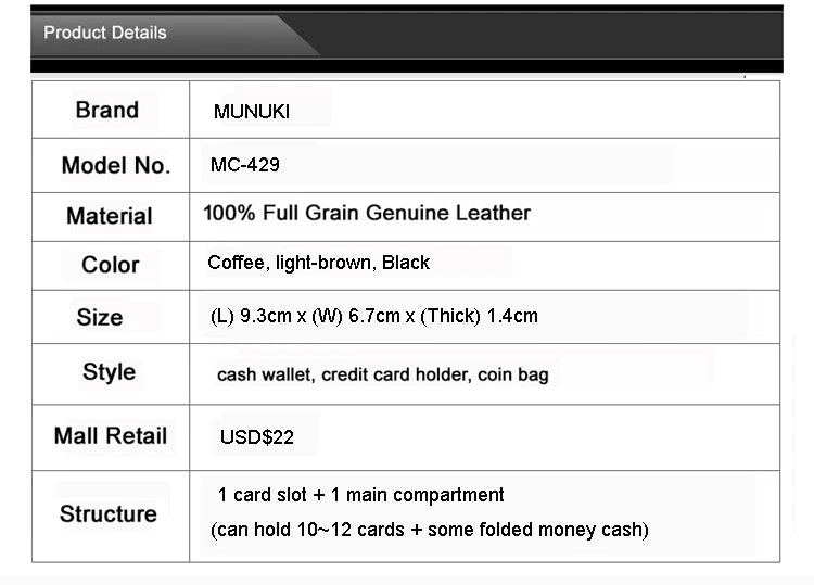 Vintage Handmade Crazy Horse Genuine Leather Card Wallet Small Purse Men Credit Card Holder Women Bus Card Sleeve ID Card Holder