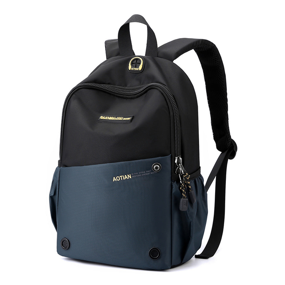 New Waterproof Oxford Men Backpack Zipper School Bags For Teenagers Small Shoulder Backpack Male Multifunction Rucksack