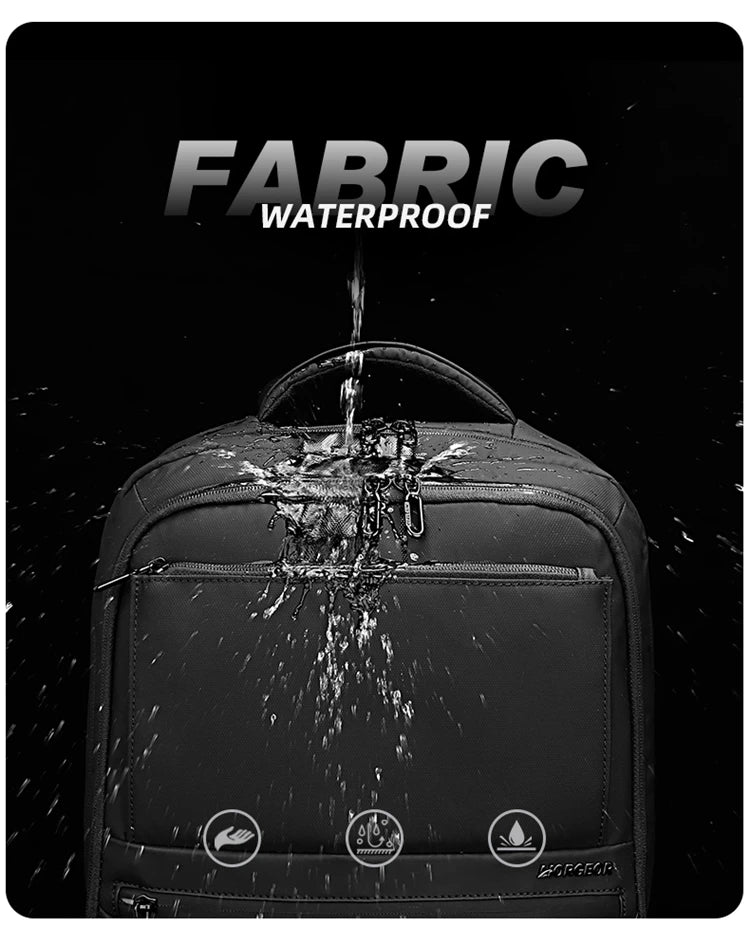 Large-capacity student backpack, casual backpack, Oxford material, new men's backpack, simple multi-functional bag