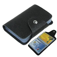 Vintage Handmade Crazy Horse Genuine Leather Card Wallet Small Purse Men Credit Card Holder Women Bus Card Sleeve ID Card Holder