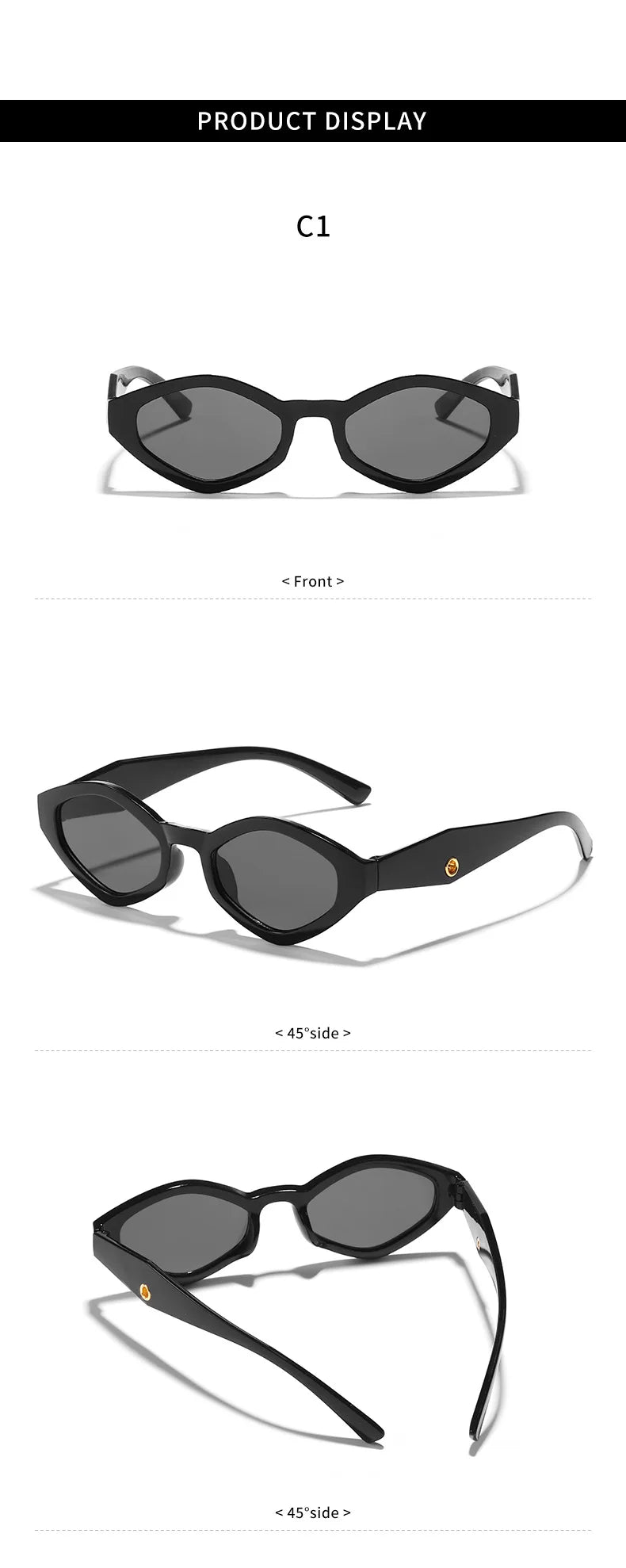 Vintage Cat Eye Sunglasses Women Men 2025 Brand Designer Fashion Goggle Sun Glasses Female Trends Shades Outside Eyewear UV400