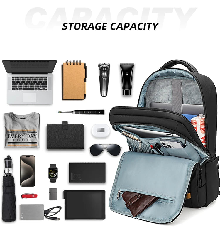 Large-capacity student backpack, casual backpack, Oxford material, new men's backpack, simple multi-functional bag