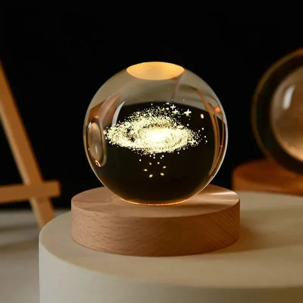Cosmica Solar System Crystal Ball Lamp