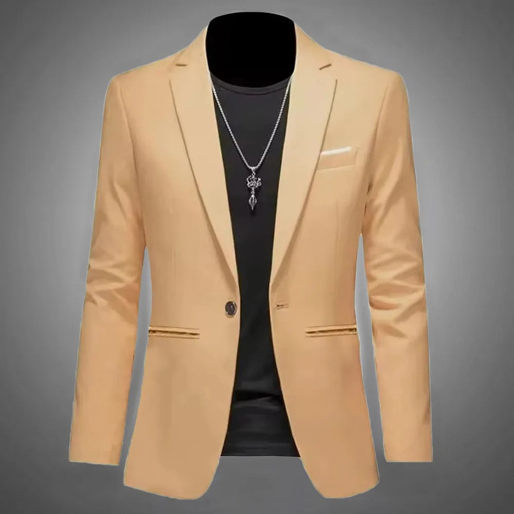 Men’s Casual Slim Fit Suit Jacket