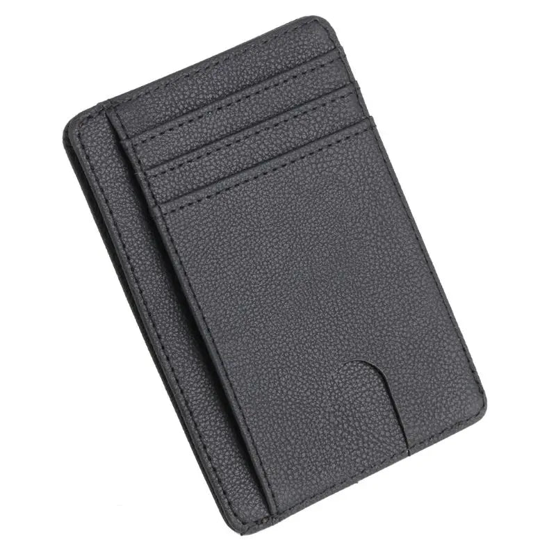 RFID Blocking Wallet Business Card Cover for Case Super Thin Men Leather Credit Card Holder
