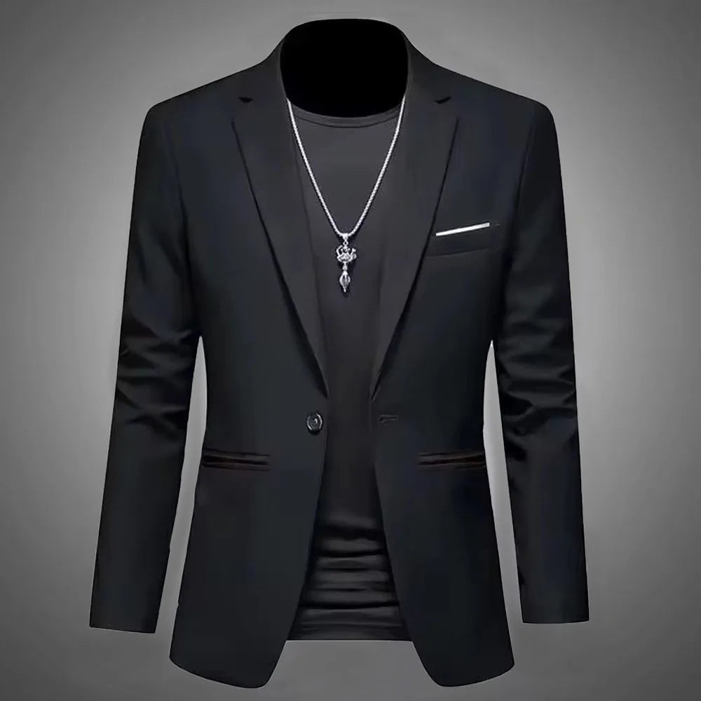 Men’s Casual Slim Fit Suit Jacket