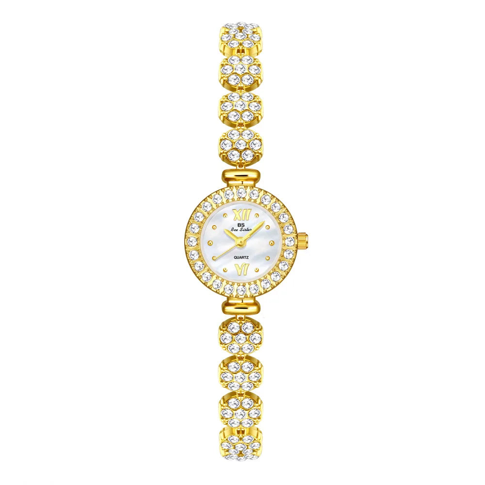 Women Watch Light Luxury Brand Starry Sky Diamond Flower Bracelet Exquisite High end Ladies Fashion Quartz Wristwatches