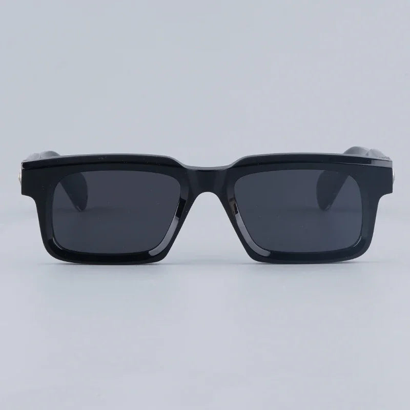 JMM BELVEDERE High Quality Rectangle Acetate Sunglasses Uv400 Men Designer Brand Handmade Vintage Eyeglasses with Case