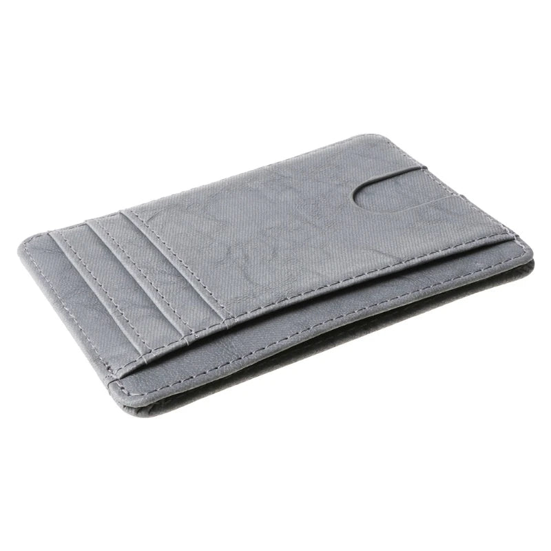 RFID Blocking Wallet Business Card Cover for Case Super Thin Men Leather Credit Card Holder