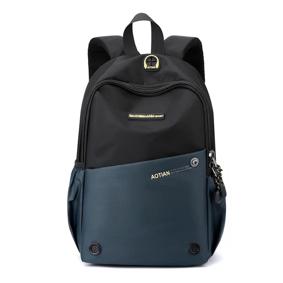 New Waterproof Oxford Men Backpack Zipper School Bags For Teenagers Small Shoulder Backpack Male Multifunction Rucksack