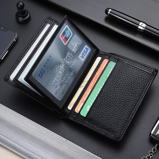 Driver's License Holder Genuine Leather Driver's Card Holder Wallet Credit Card ID Card Holder Wallet
