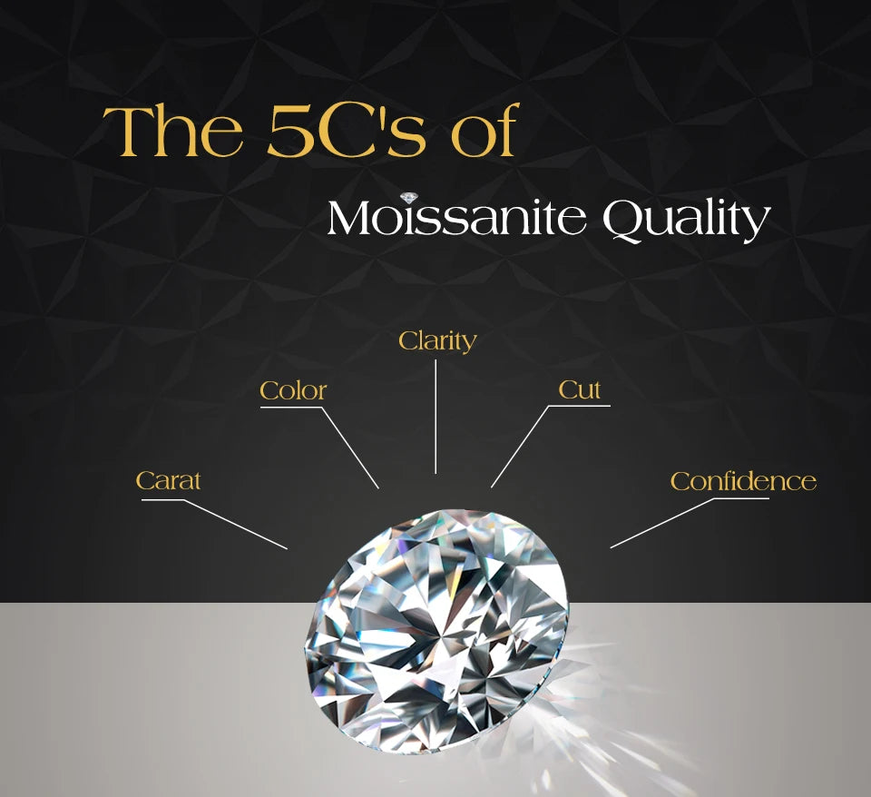 ATTAGEMS Round Cut 3mm Moissanite Tennis Bracelet 925 Sterling Silver Gold Plated Women Men's Bracelet Engagement Luxury Jewelry