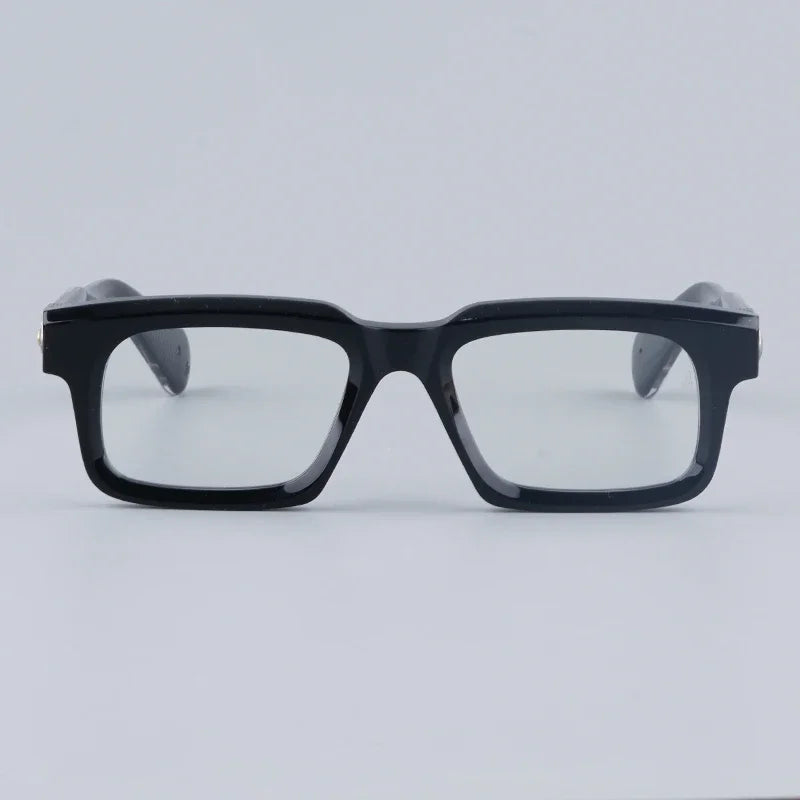 JMM BELVEDERE High Quality Rectangle Acetate Sunglasses Uv400 Men Designer Brand Handmade Vintage Eyeglasses with Case