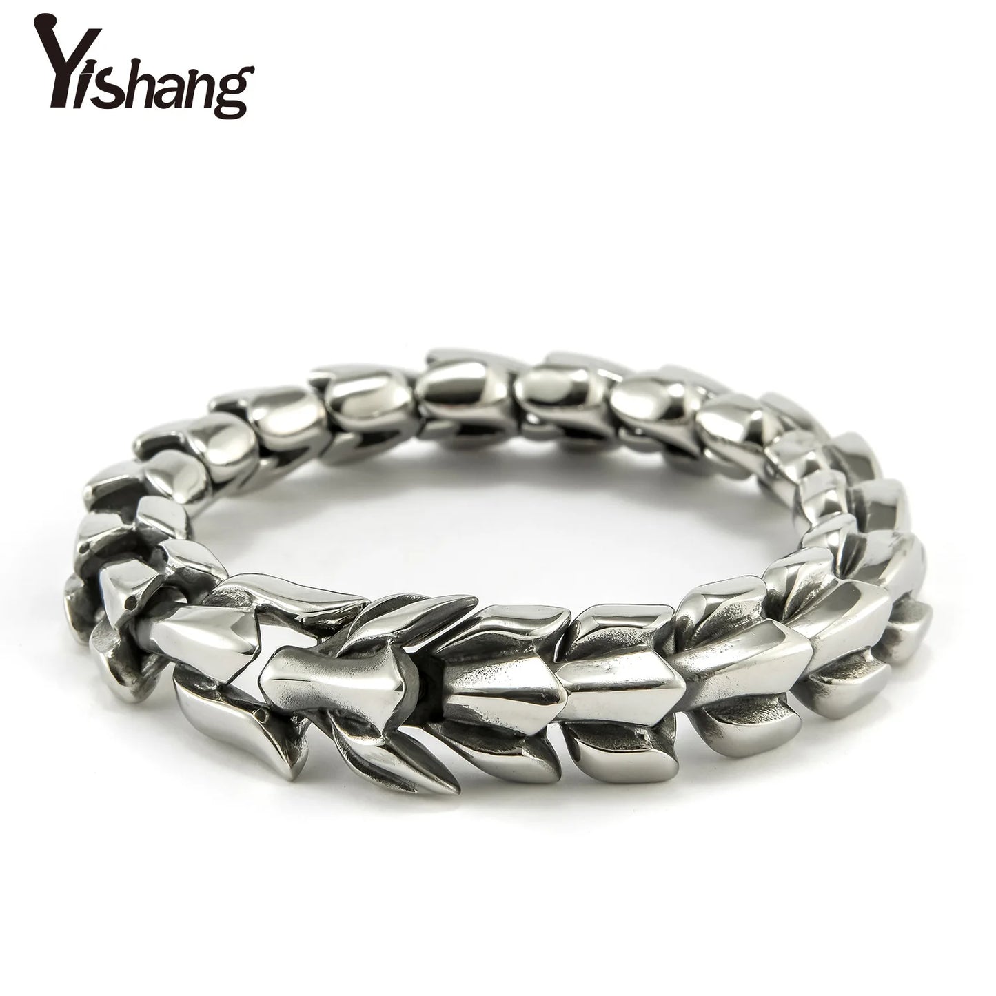 2025 Punk Style Men's Personality Creative Fashion Keel Chain Bracelet, Trendy Domineering Titanium Steel Bracelet