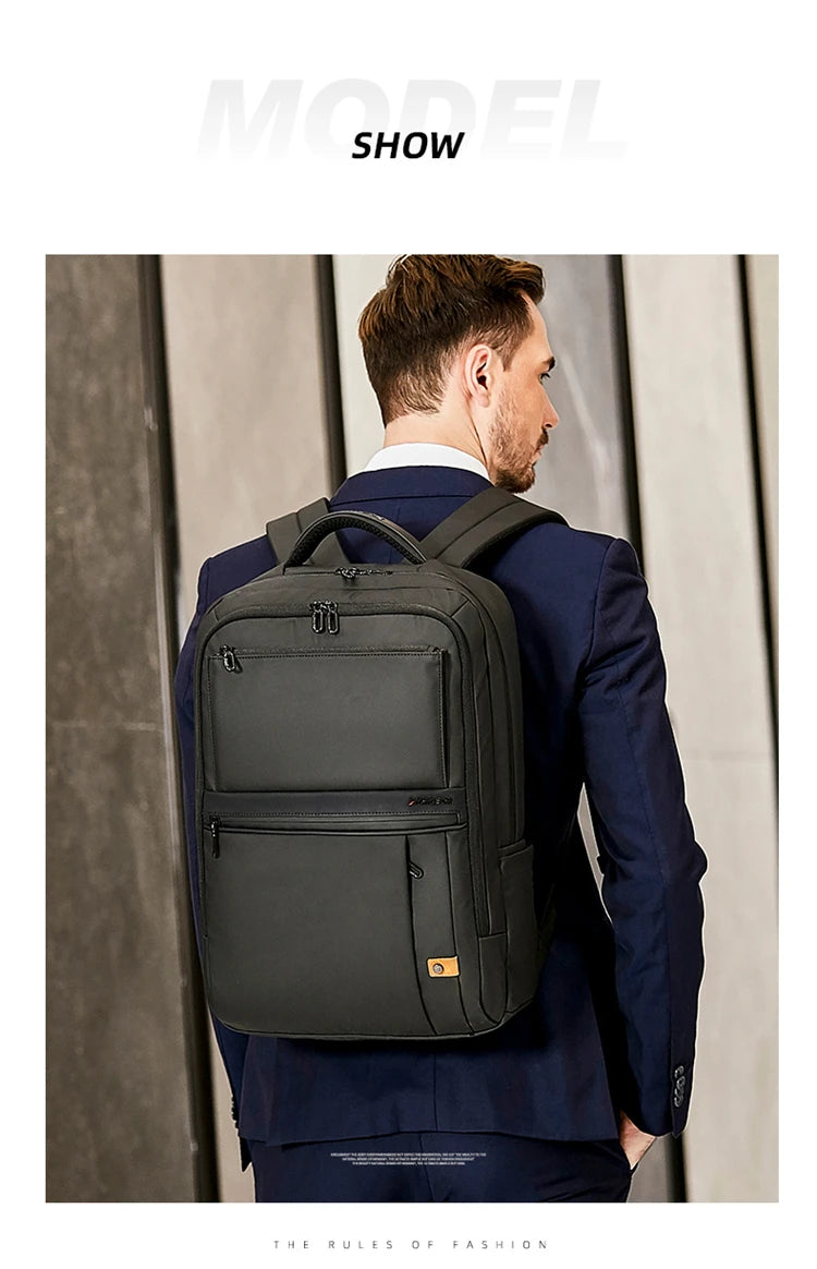 Large-capacity student backpack, casual backpack, Oxford material, new men's backpack, simple multi-functional bag