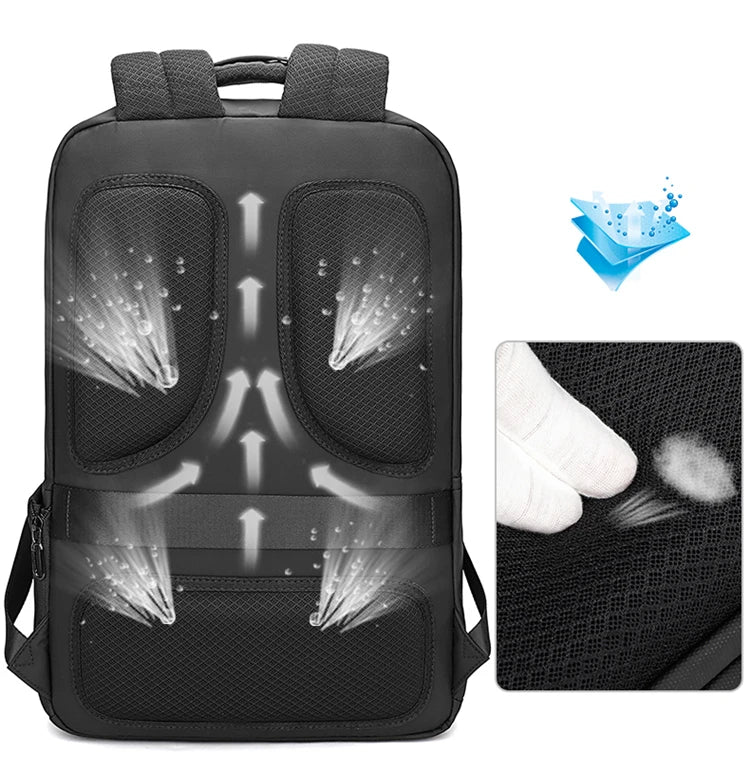 Large-capacity student backpack, casual backpack, Oxford material, new men's backpack, simple multi-functional bag