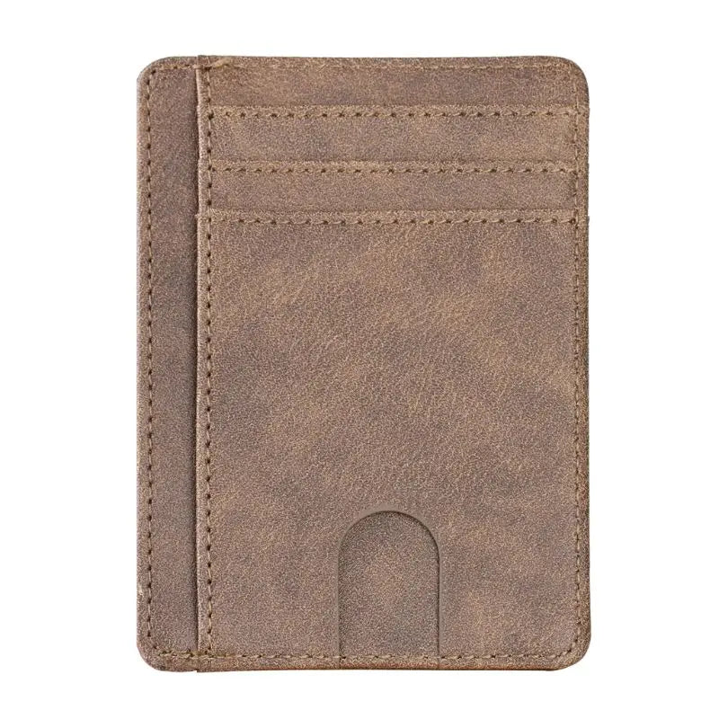 RFID Blocking Wallet Business Card Cover for Case Super Thin Men Leather Credit Card Holder