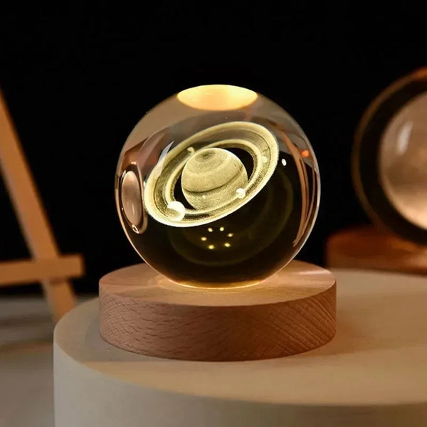 Cosmica Solar System Crystal Ball Lamp