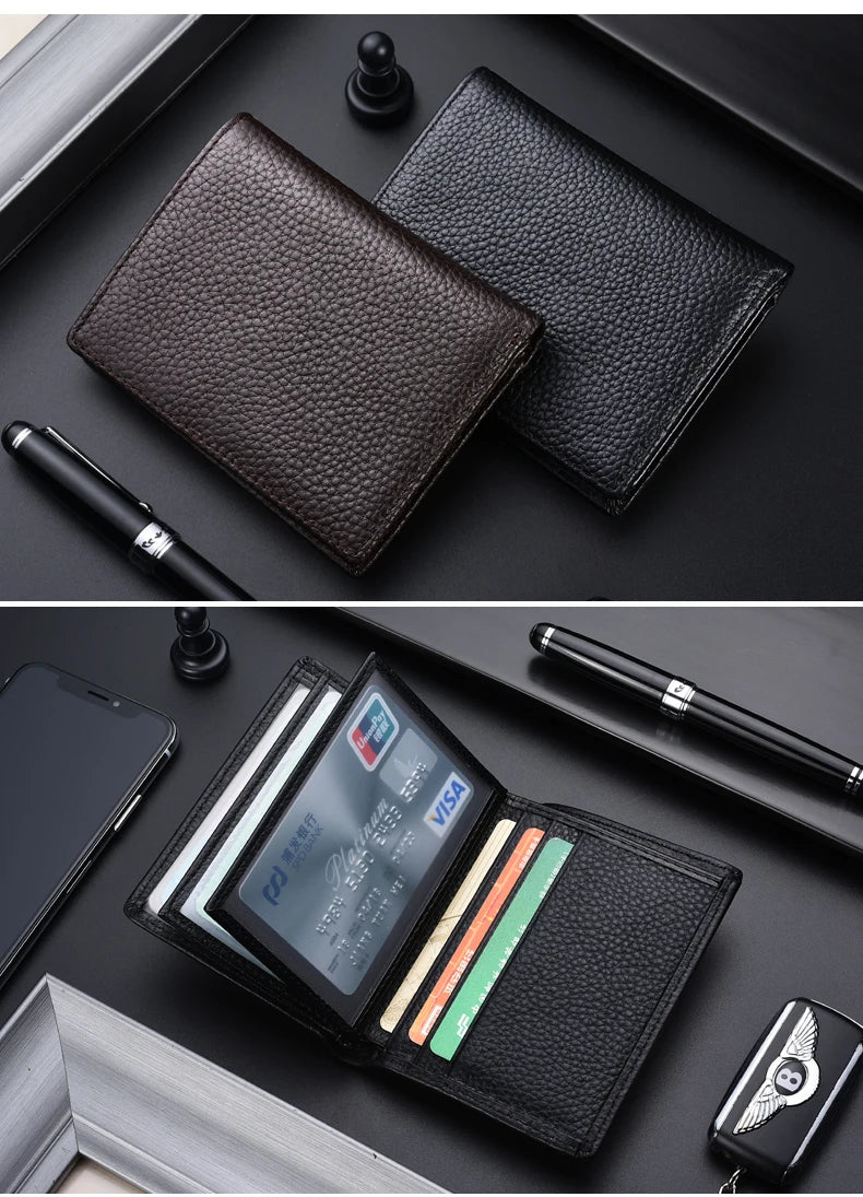 Driver's License Holder Genuine Leather Driver's Card Holder Wallet Credit Card ID Card Holder Wallet
