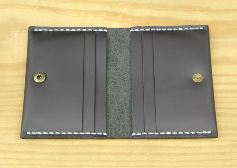 Luxury Handmade Genuine Leather Card Wallet Men Credit Card holder Women ID Sleeve Name Card Holder Cowhide Business Card Case