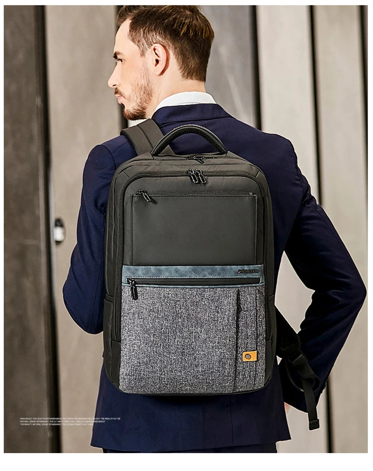 Large-capacity student backpack, casual backpack, Oxford material, new men's backpack, simple multi-functional bag