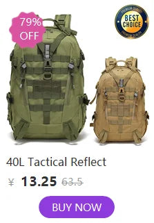 New 35L Tactical Backpack 900D Men Camping Hiking Camouflage Bag Hunting Climbing Rucksack Utility Travel Outdoor Knapsack