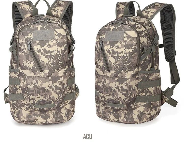 New 35L Tactical Backpack 900D Men Camping Hiking Camouflage Bag Hunting Climbing Rucksack Utility Travel Outdoor Knapsack