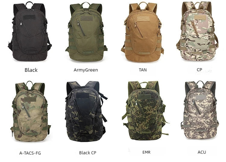 New 35L Tactical Backpack 900D Men Camping Hiking Camouflage Bag Hunting Climbing Rucksack Utility Travel Outdoor Knapsack