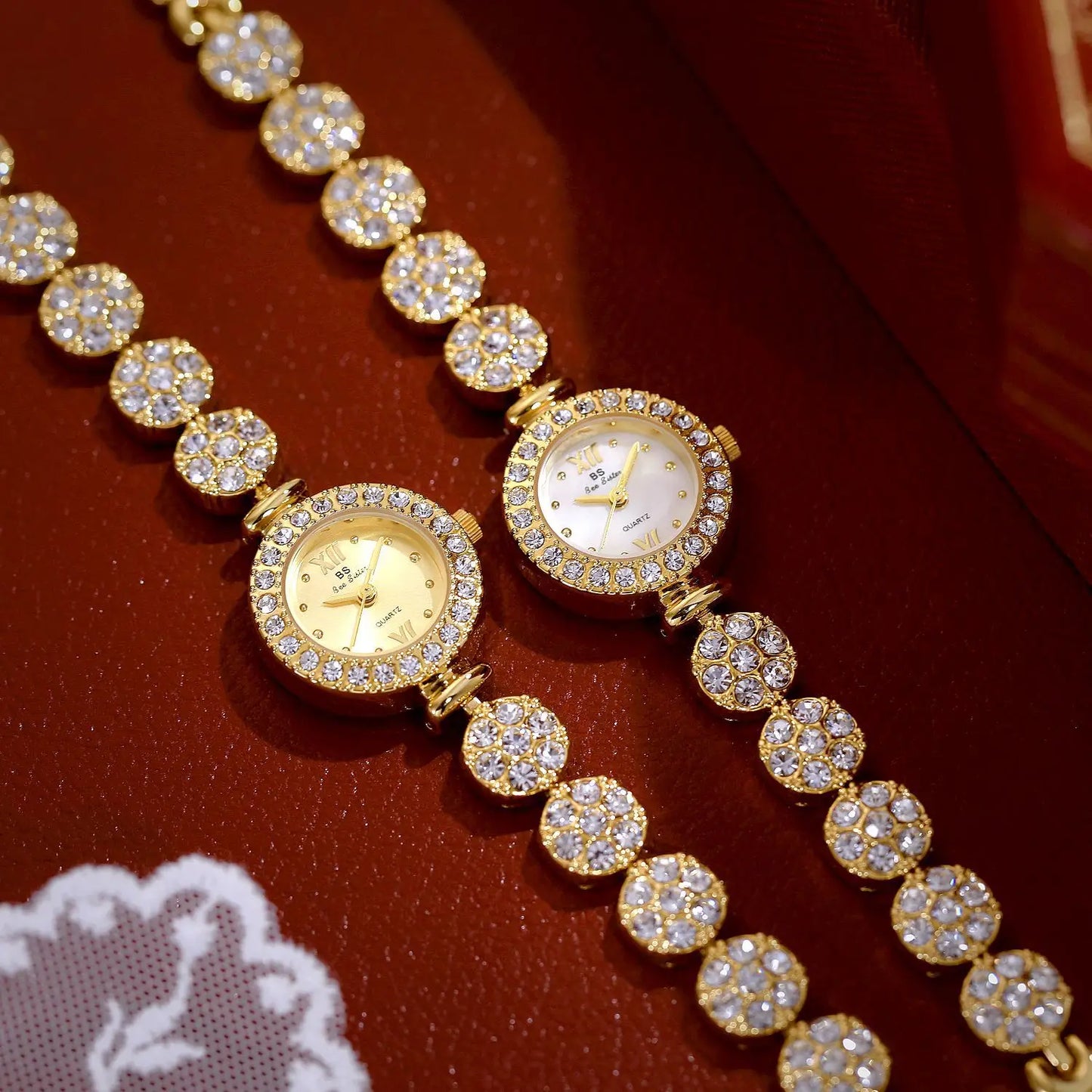 Women Watch Light Luxury Brand Starry Sky Diamond Flower Bracelet Exquisite High end Ladies Fashion Quartz Wristwatches