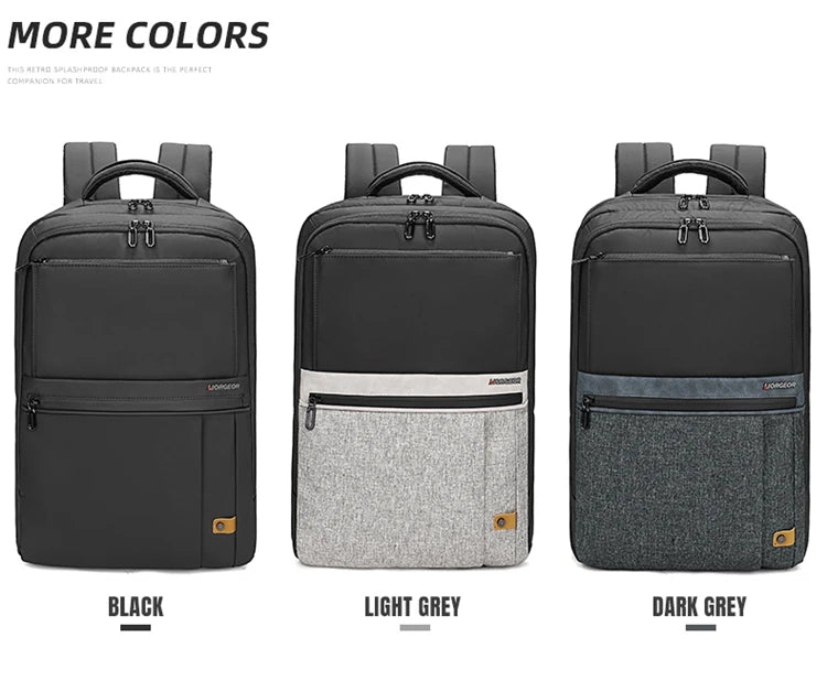 Large-capacity student backpack, casual backpack, Oxford material, new men's backpack, simple multi-functional bag