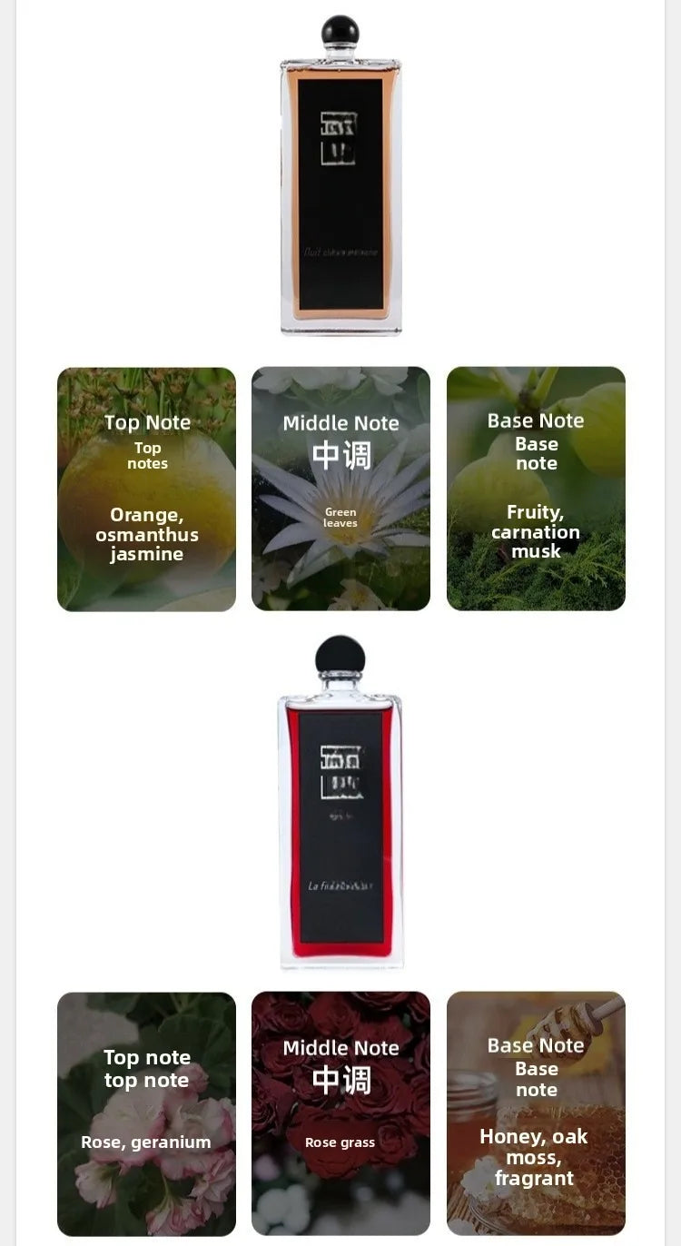 100ml Classic Perfume for Women Men Oriental Scent Eau De Parfums High Quality Light Notes Attractive Luxury Fragrance Perfumes