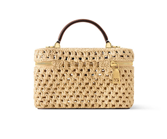 New in handbag purses for women messenger bags shoulder bags crocheted Lafite grass makeup bag shoulder bags 2025 new