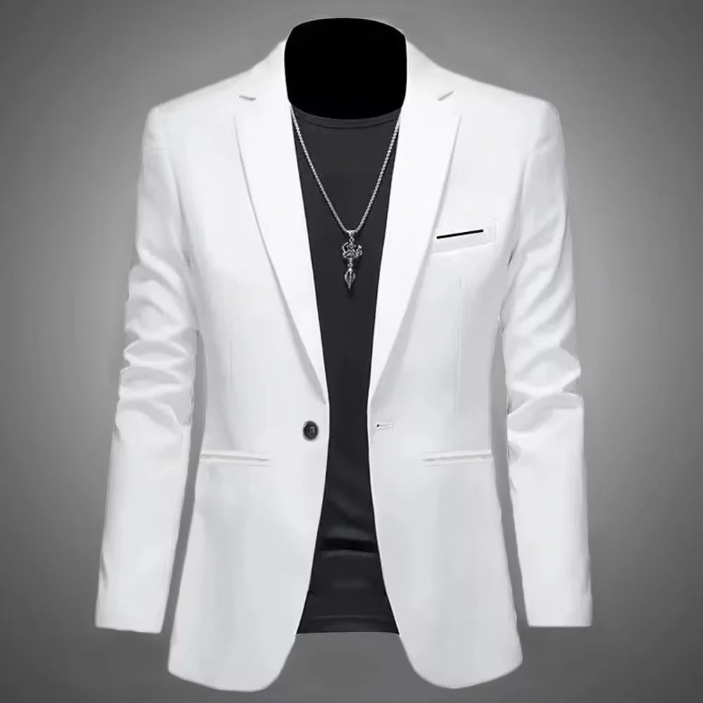 Men’s Casual Slim Fit Suit Jacket