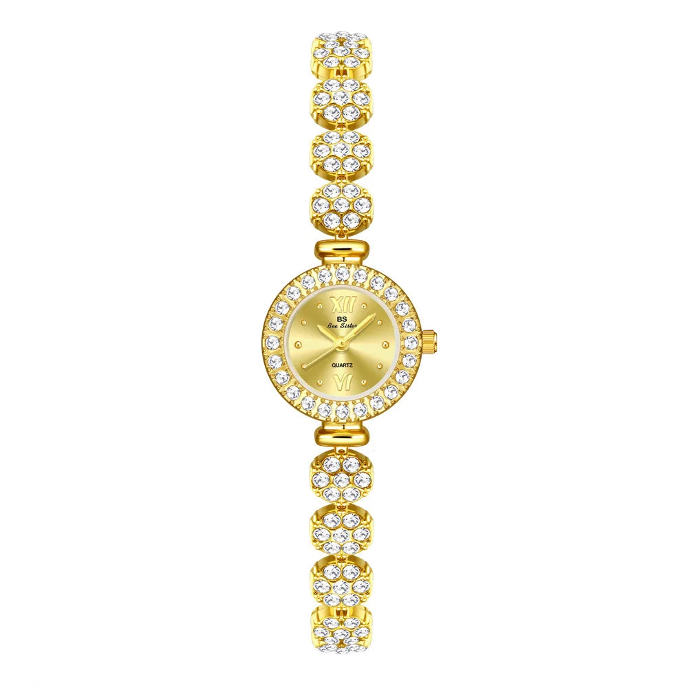 Women Watch Light Luxury Brand Starry Sky Diamond Flower Bracelet Exquisite High end Ladies Fashion Quartz Wristwatches